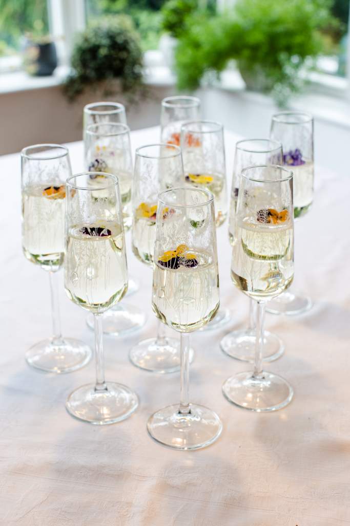 Emma Britton Floral Flutes Glassware Collection