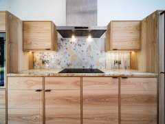 Emma Britton Decorative Glass Designer - Bespoke Splashback - Fife Kitchen Project