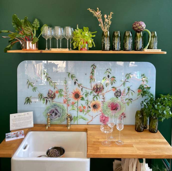 Potager Garden Splashback - Emma Britton